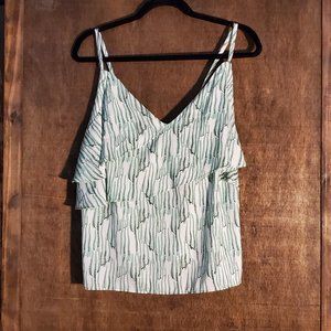 Topshop IDOL Vine Print Cami Size 12